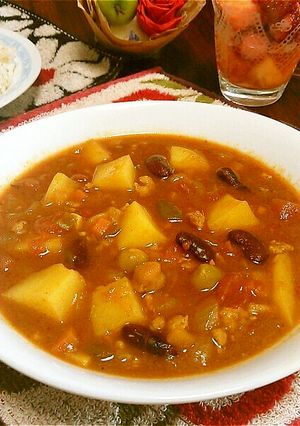 体喜ぶインド風野菜カレー-レシピのメイン写真