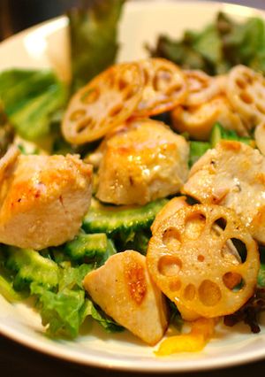 胸肉のソテーサラダ仕立て-レシピのメイン写真