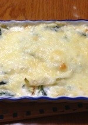 シャケほうれん草グラタン-レシピのメイン写真