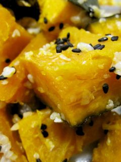 レンジで簡単!かぼちゃの塩麹煮-レシピのメイン写真