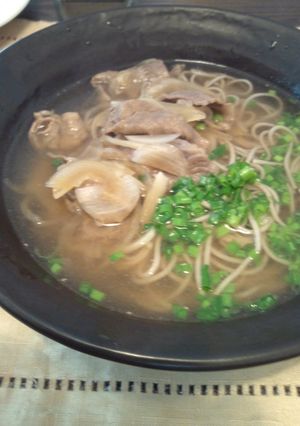お肉とごぼうの肉そば-レシピのメイン写真