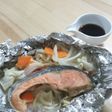 フライパンで!!鮭のホイル包み蒸し