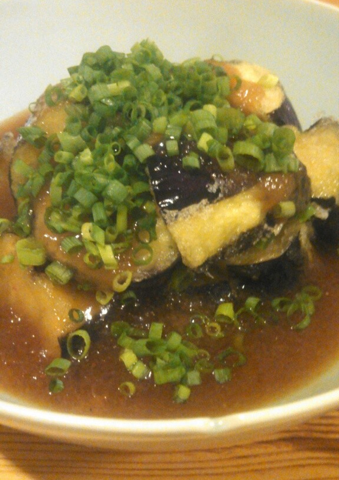 揚げ茄子のおろしあんかけ-レシピのメイン写真