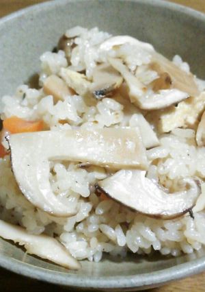 松茸ご飯-レシピのメイン写真