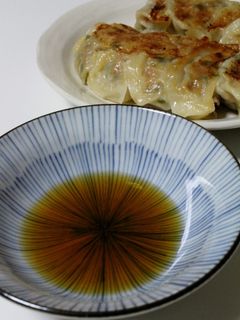 自家製そばつゆ+酢de餃子のたれ-レシピのメイン写真