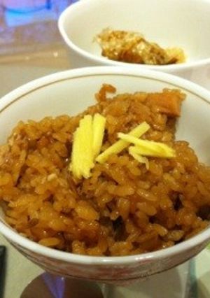 豚の角煮の残りで炊き込みごはん-レシピのメイン写真