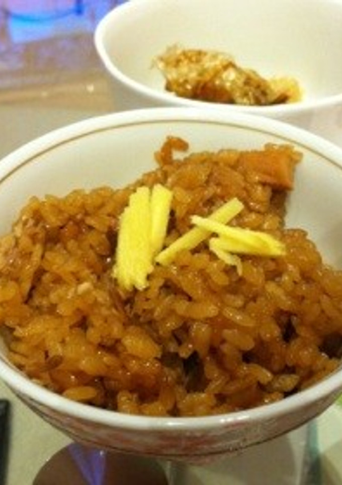 豚の角煮の残りで炊き込みごはん-レシピのメイン写真