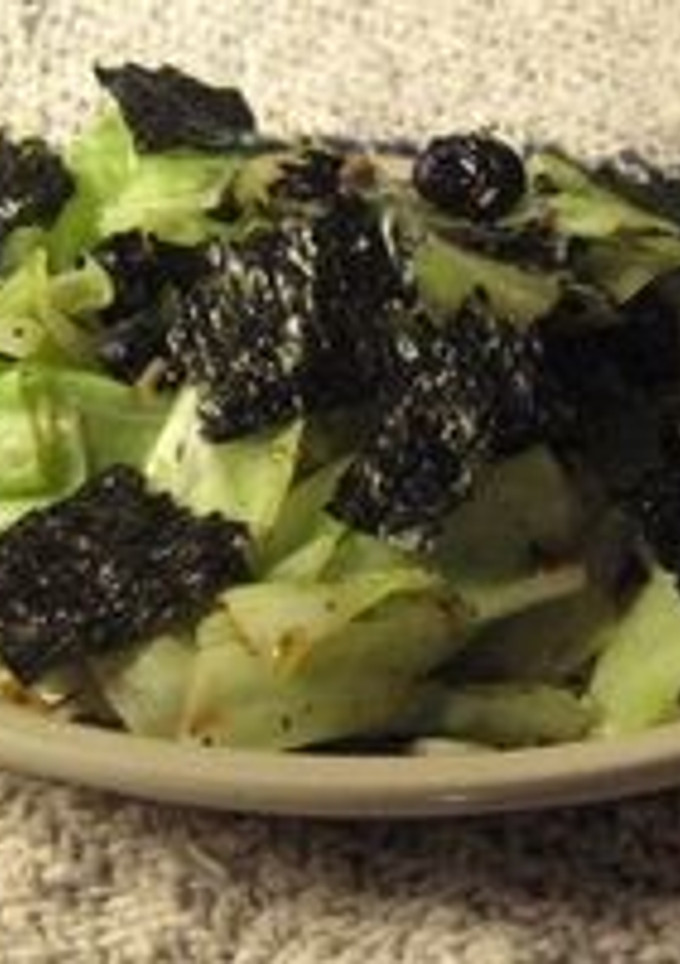 野菜ソムリエのきゃべつと黒豆の黒ごま和え-レシピのメイン写真