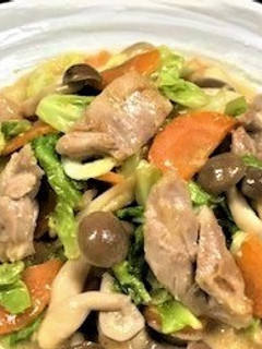 簡単!鶏肉とキャベツの味噌マヨ炒め-レシピのメイン写真