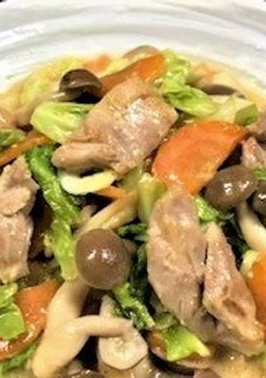 簡単！鶏肉とキャベツの味噌マヨ炒め-レシピのメイン写真