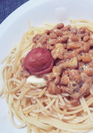 納豆パスタ-レシピのメイン写真
