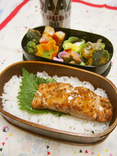 カナダより♪サーモンのメープル焼き弁当-レシピのメイン写真