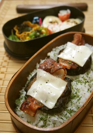 カナダより♪メープルベーコン茄子弁当-レシピのメイン写真