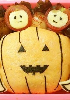 ハロウィン　キャラ弁当-レシピのメイン写真