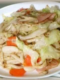 エリンギと練り梅焼きうどん-レシピのメイン写真