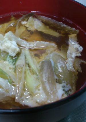 簡単！ミョウガの卵とじ（汁物）だワン-レシピのメイン写真