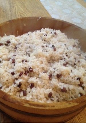 お祝いの赤飯-レシピのメイン写真
