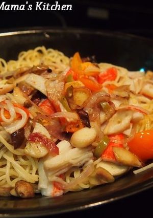 カニかまイタリアン・スパゲッティ-レシピのメイン写真