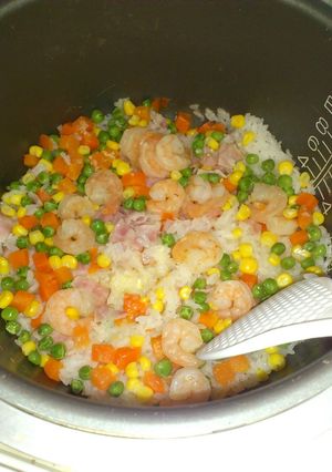 超簡単！炊飯器でおこげピラフ-レシピのメイン写真