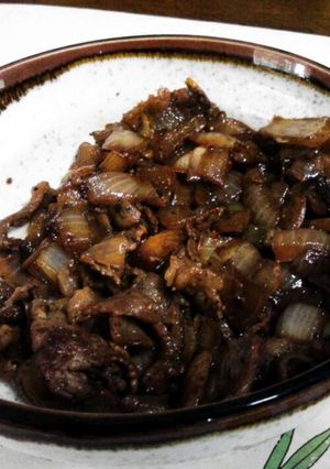 牛肉と玉ねぎの大人なマーガリン醤油-レシピのメイン写真