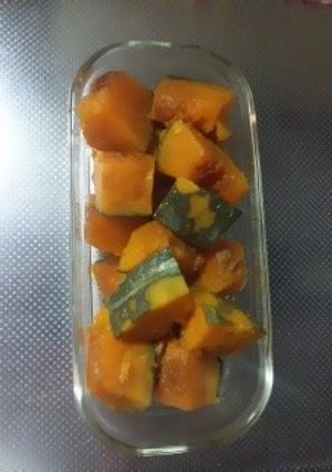 シンプル材料でかぼちゃの煮物-レシピのメイン写真