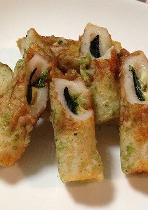 簡単おつまみ☆ちくわの変り磯辺揚げ-レシピのメイン写真