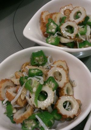 オクラとなめこの和え物-レシピのメイン写真