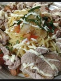 ヘルシーマヨポン冷製パスタ-レシピのメイン写真