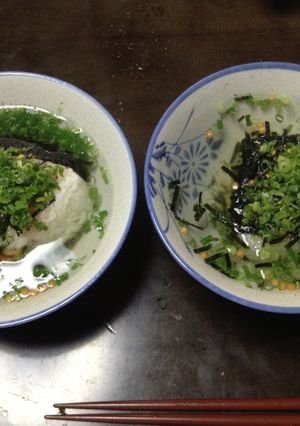 meiko風 おにぎり変身お茶づけなり-レシピのメイン写真
