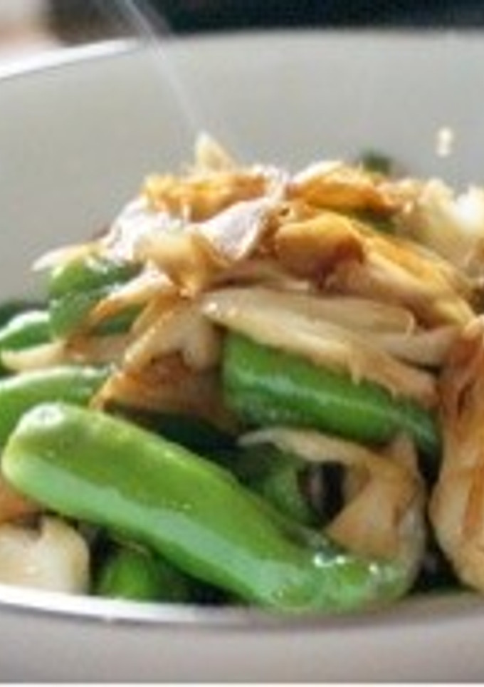 ししとうと白舞茸の麺つゆバター炒め-レシピのメイン写真