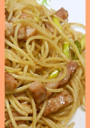 ベーコンあるなら☆ガーリックパスタ-レシピのメイン写真