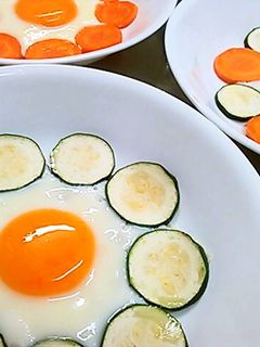 子供が喜ぶお花の目玉焼き-レシピのメイン写真