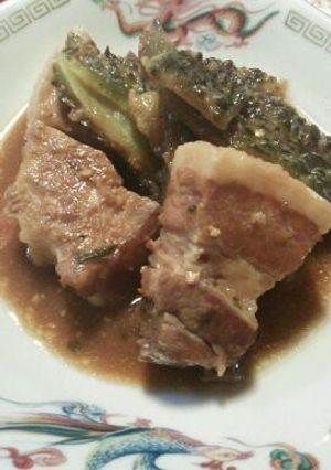 ゴーヤンブシー（ゴーヤと豚バラの煮込み）-レシピのメイン写真