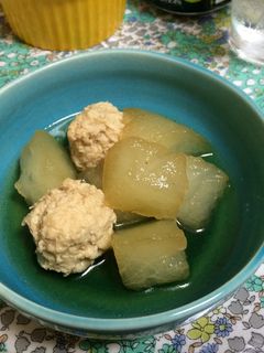 冬瓜とつくねの煮物-レシピのメイン写真