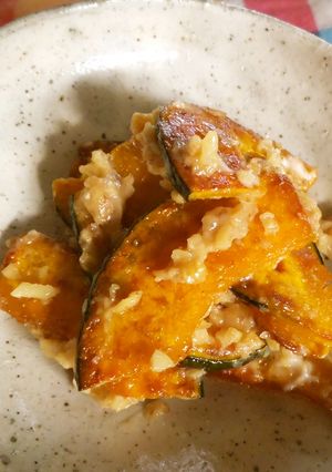焼きかぼちゃno胡桃和え-レシピのメイン写真
