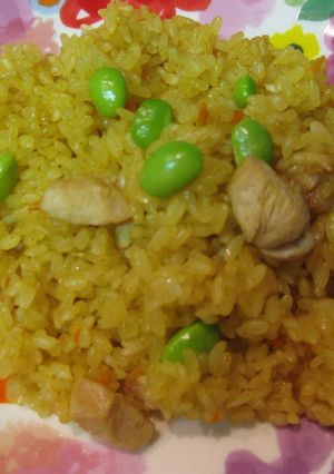 カレーおこわ-レシピのメイン写真