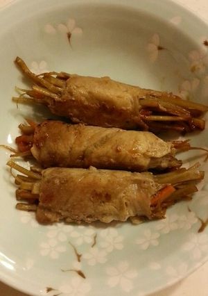 肉巻ききんぴら-レシピのメイン写真