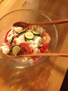 グリル野菜とシーフードのレモンマリネ-レシピのメイン写真