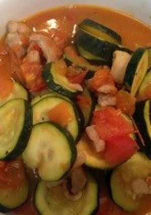 ズッキーニと鶏肉のトマトソース-レシピのメイン写真