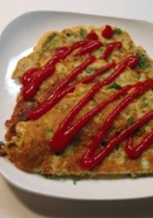挽肉入りニラ玉-レシピのメイン写真