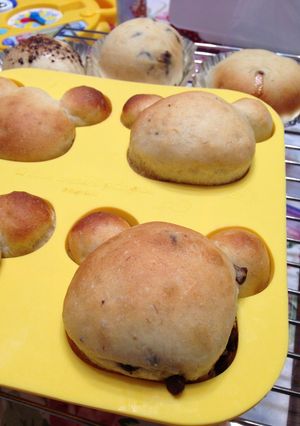 食べ過ぎに注意！チョコバナナパン-レシピのメイン写真