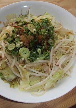 残暑にさっぱり！ポン酢ぶっかけ塩焼きそば-レシピのメイン写真