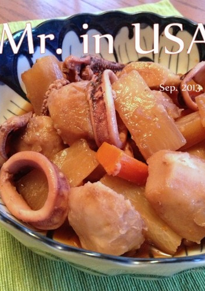 いかと根菜の煮物-レシピのメイン写真