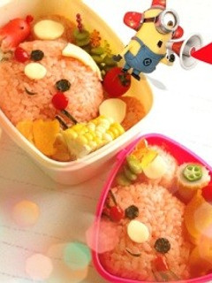 キャラ弁 ネズミくん-レシピのメイン写真