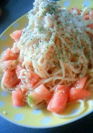 シンプル☆トマトの冷製パスタ-レシピのメイン写真