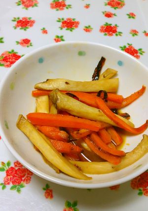 エリンギとにんじんのきんぴら-レシピのメイン写真