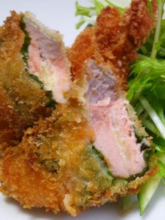 鱒のチーズサンドしそ巻きフライ-レシピのメイン写真