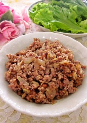 金山寺味噌で肉味噌-レシピのメイン写真