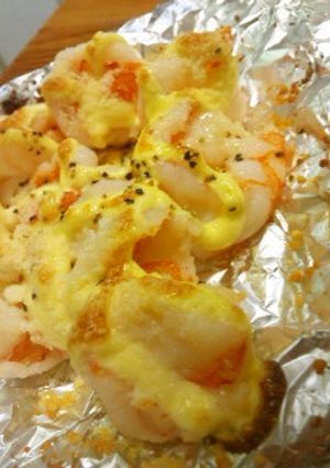 えびの粉チーズ焼き-レシピのメイン写真