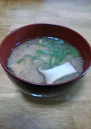 エリンギの味噌汁-レシピのメイン写真
